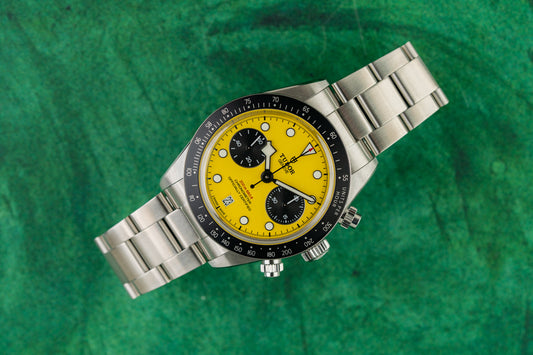 Tudor Black Bay Chrono 39 79310N Bumblebee Yellow Dial Stainless Steel 2026 - The Watch Business Sydney