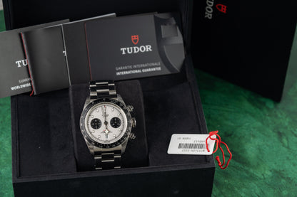 Tudor Black Bay Chrono 79360N Panda White Dial Stainless Steel 2023 - The Watch Business Sydney
