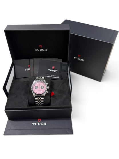 Tudor Black Bay Chrono 79360N Pink Dial Full Set Box and Papers 2026 - Tudor Sydney