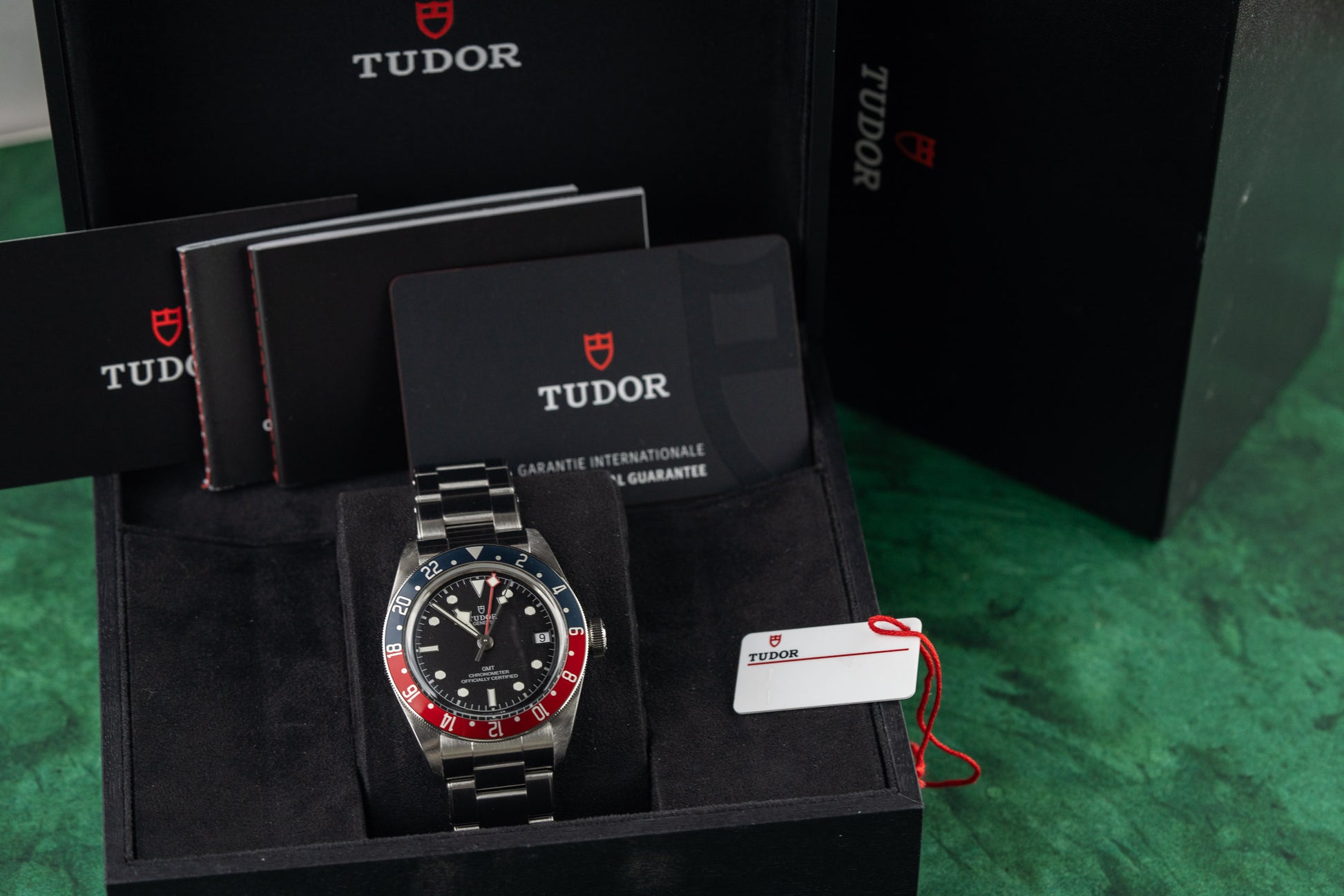Tudor Black Bay GMT 79830RB Pepsi Black Dial Stainless Steel 2022 - The Watch Business Sydney