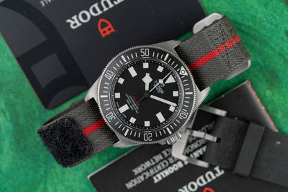 Tudor Pelagos FXD M25717N-0001 Black Dial Titanium Case Fixed Strap Bars - The Watch Business Sydney CBD