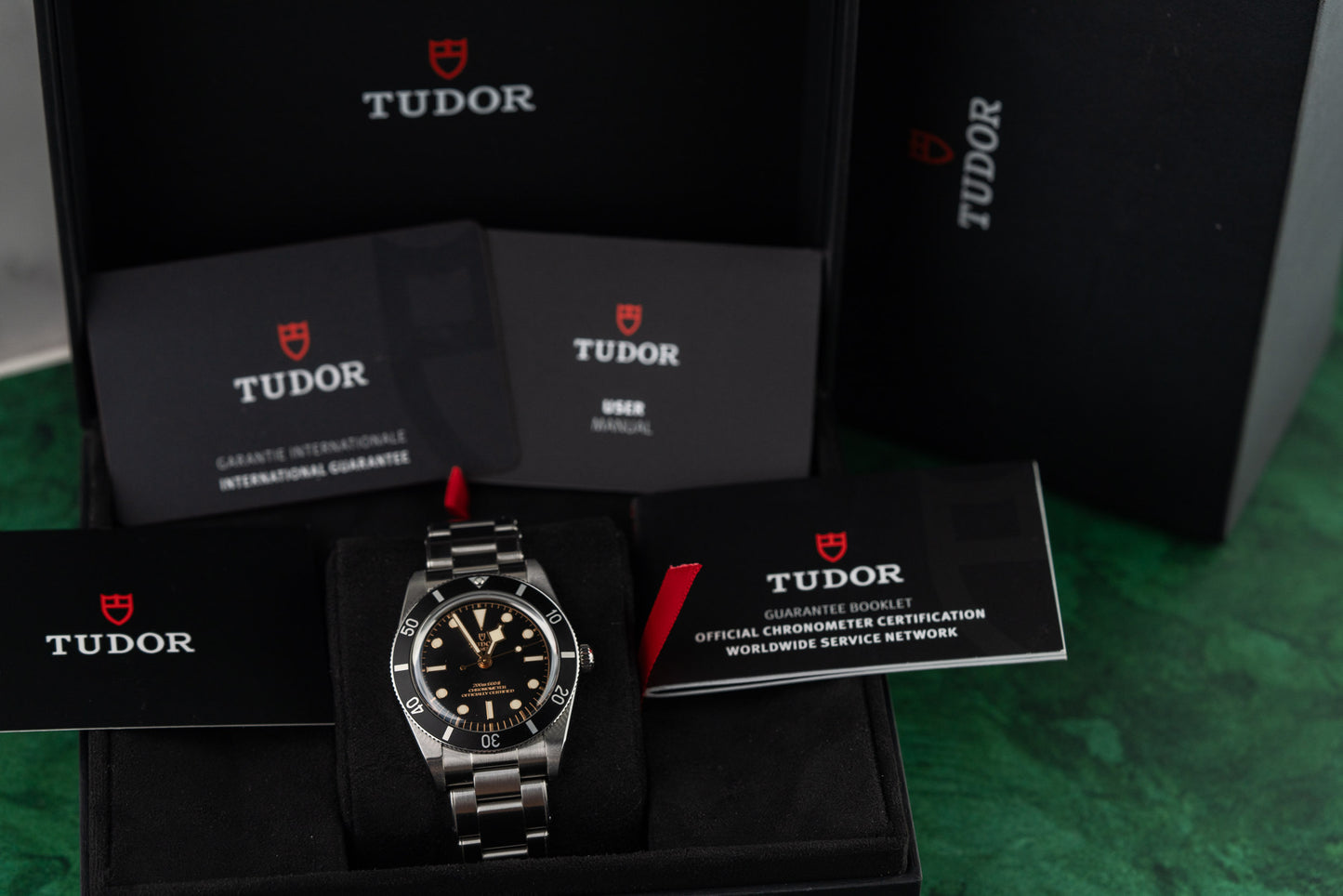 Tudor Black Bay 54 stainless steel watch, model 79000N, black dial, 2025, pre-owned luxury watch sold by The Watch Business Sydney
