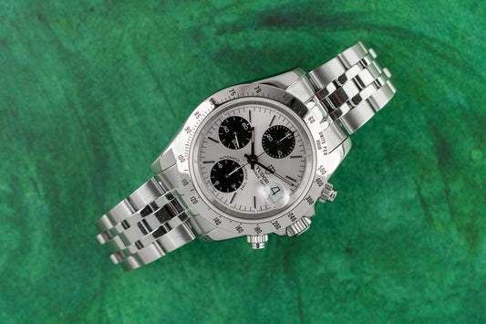 Tudor Prince Date Chronograph 79280 Silver Dial Stainless Steel 2002 Model