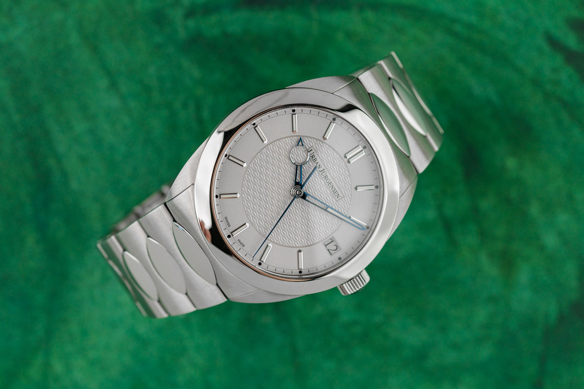 Urban Jurgensen Jurgensen One 5241 Soft White Dial Stainless Steel 2022 - The Watch Business Sydney