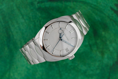 Urban Jurgensen Jurgensen One 5241 Soft White Dial Stainless Steel 2022 - The Watch Business Sydney