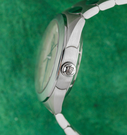 Urban Jurgensen Jurgensen One 5241 Soft White Dial Steel Case and Crown - The Watch Business Sydney