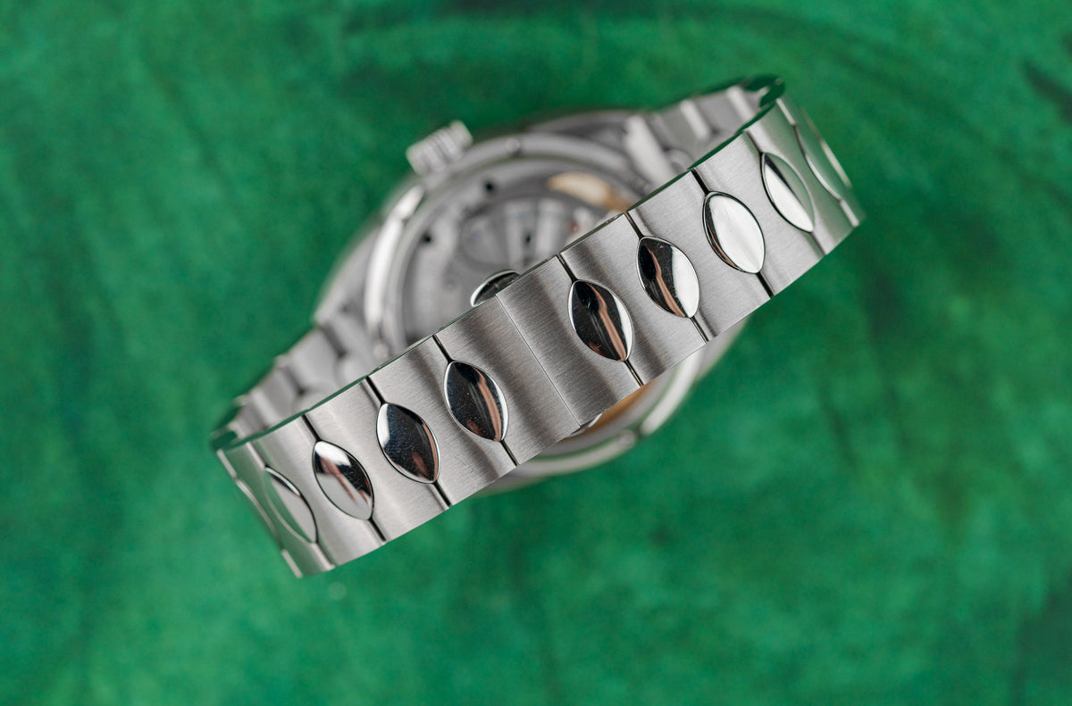 Urban Jurgensen Jurgensen One 5241 Soft White Dial Integrated Steel Bracelet - The Watch Business Sydney