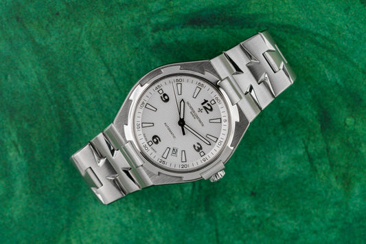 Vacheron Constantin Overseas 47040/B01A-9093 White Dial Integrated Steel Bracelet - The Watch Business Sydney