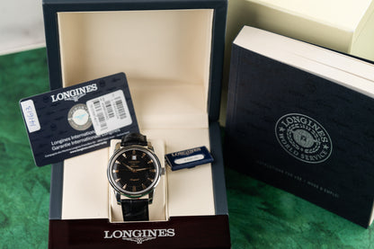 Longines Conquest Heritage L1.645.4.524 Black Dial Stainless Steel 2023 Model additional view - The Watch Business Sydney