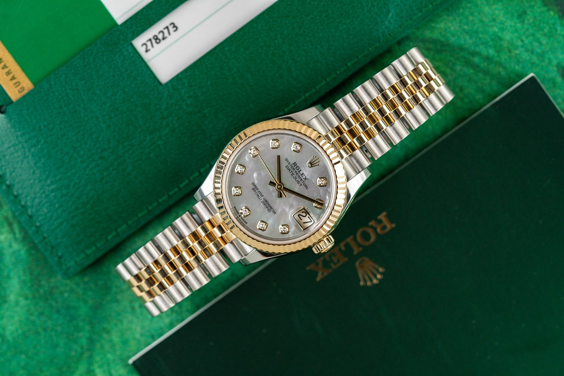Rolex Datejust 31 278273 Two Tone Yellow Gold Case The Watch Business Sydney
