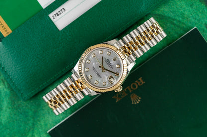 Rolex Datejust 31 278273 Two Tone Yellow Gold Case The Watch Business Sydney