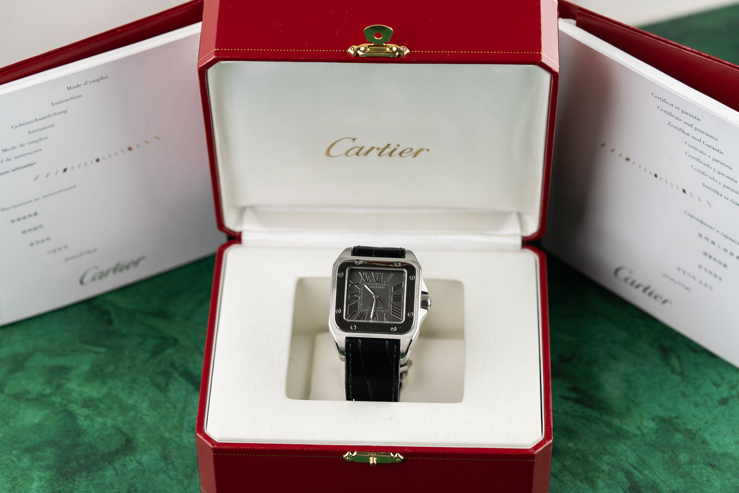 Cartier Santos 100 XL W20134X8 Kings Road Stainless Steel 2009 The Watch Business Sydney
