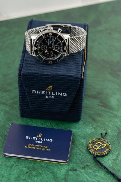 Breitling Superocean Heritage II A13313121B1A1 Stainless Steel Black Dial 2021 