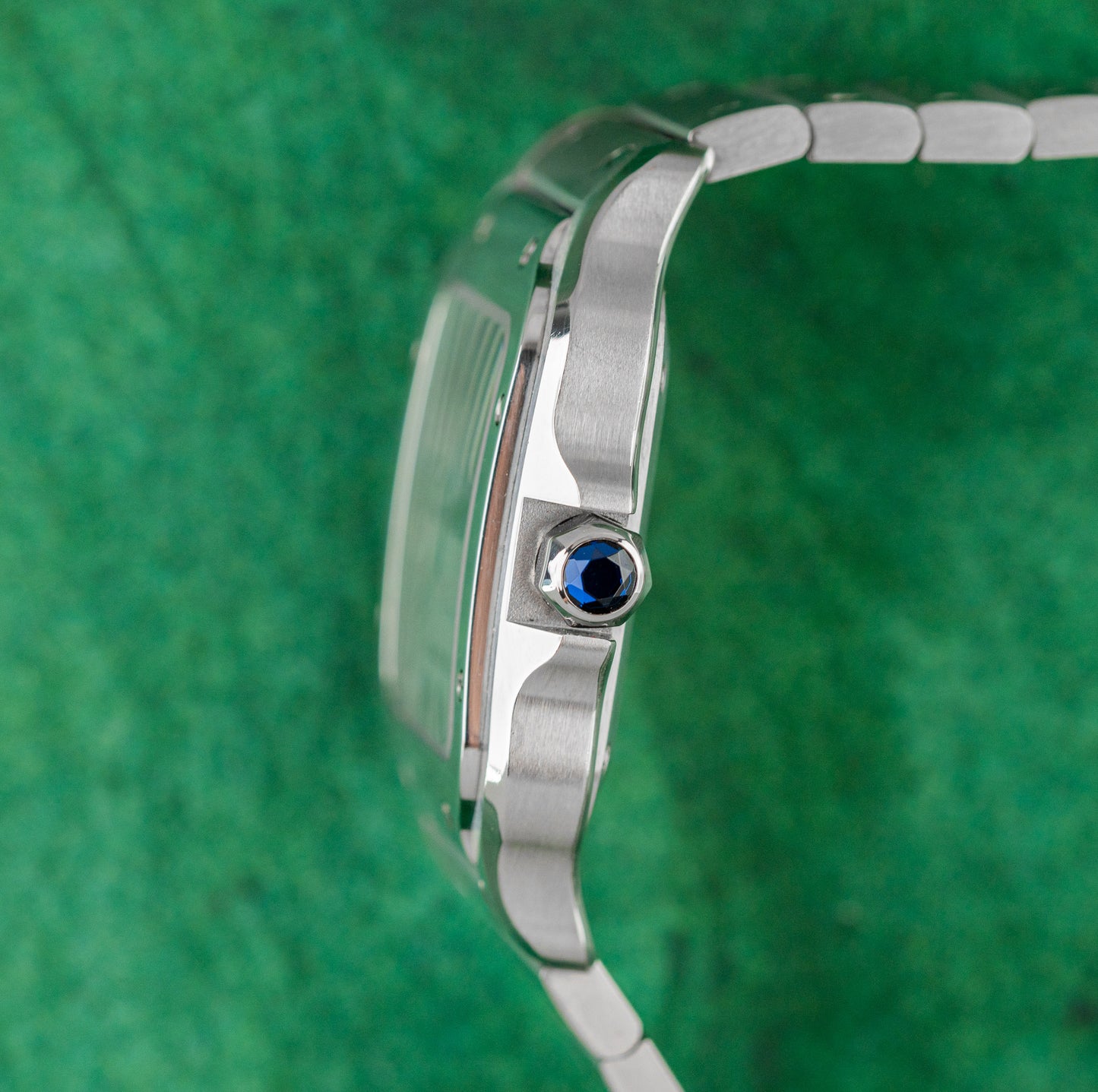 Cartier Santos De Cartier WSSA0029 Medium White Dial Box and Papers - The Watch Business Sydney