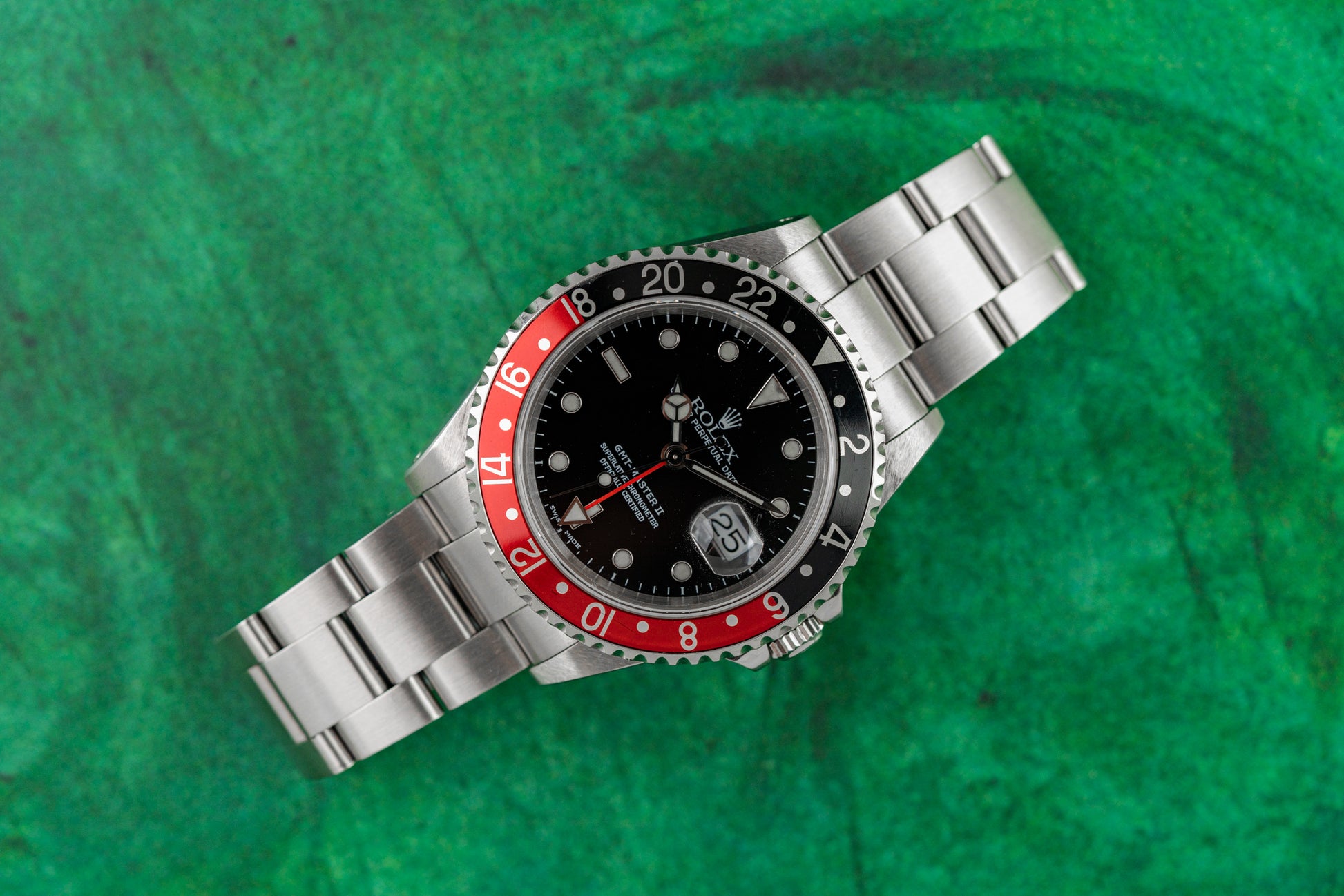Rolex GMT-Master II 'Coke' 16710 Stainless Steel Black Dial 2000