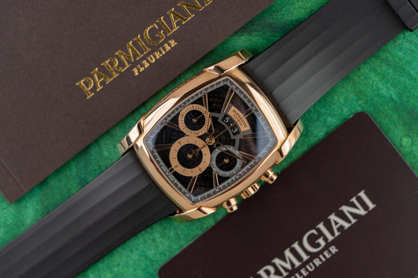 Parmigiani Fleurier Kalpagraphe PFC128-1003200-X0144 dial close-up - Pre-Owned Sydney