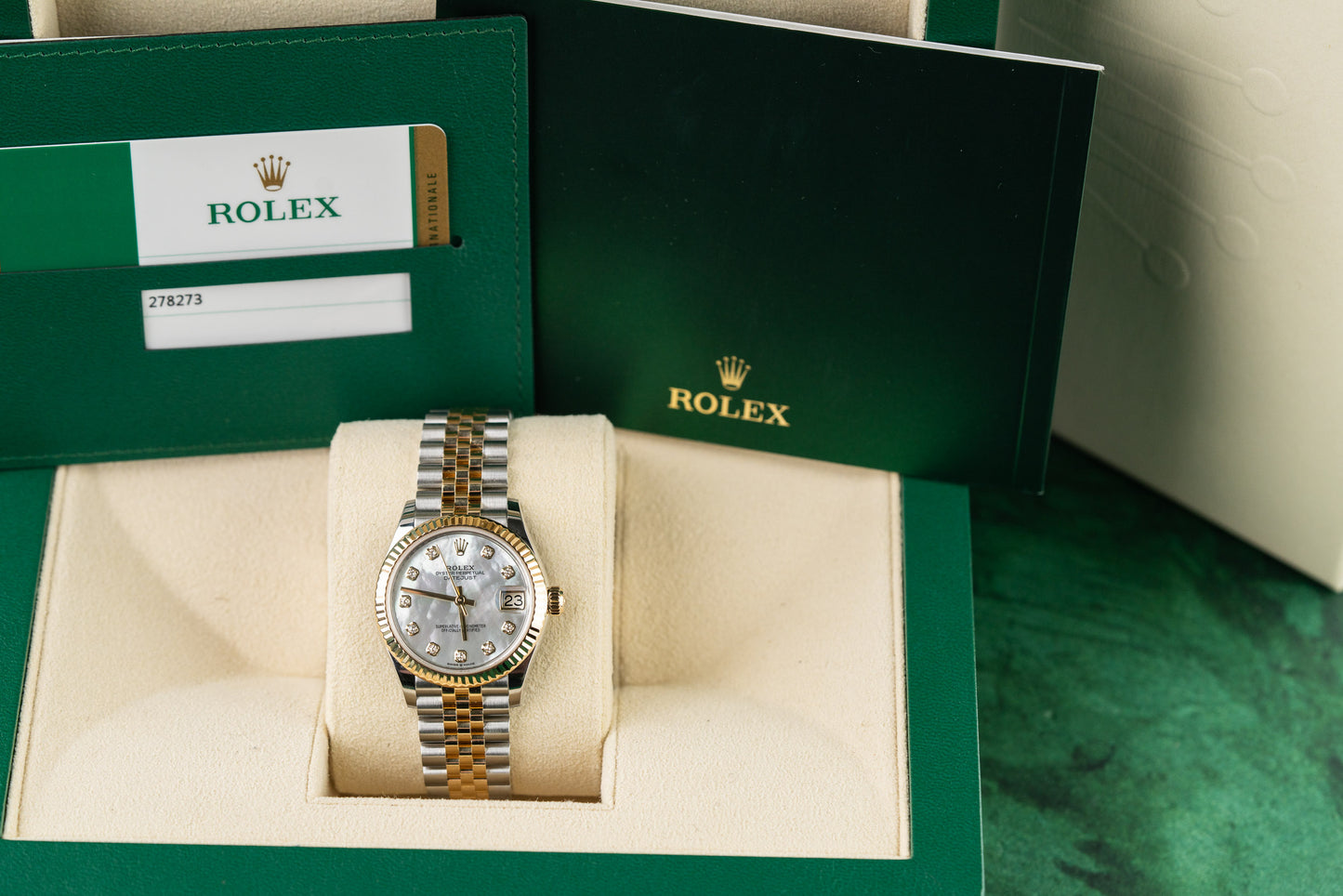 Rolex Datejust 31 278273 Two Tone Yellow Gold MOP 2020 The Watch Business Sydney