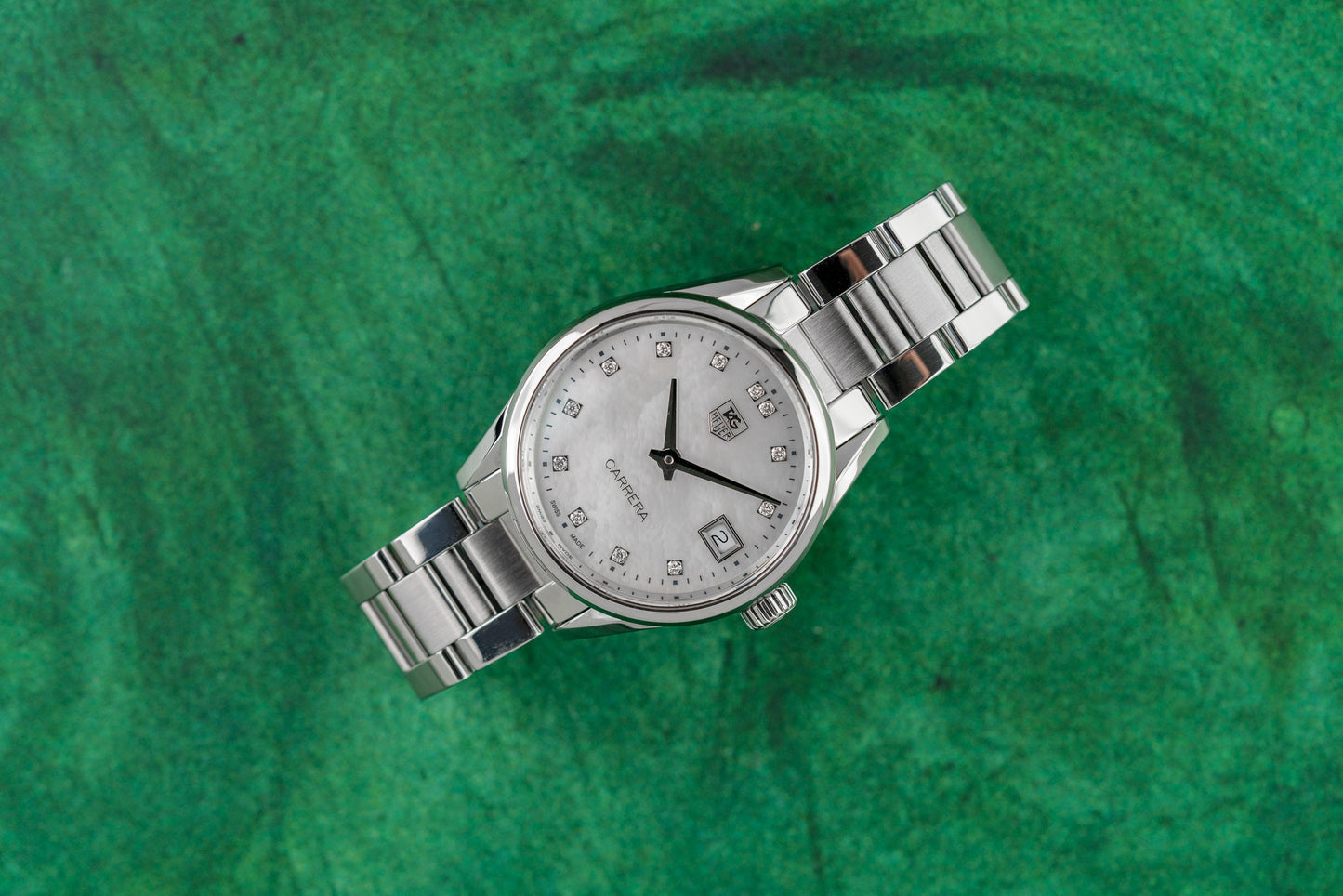 TAG Heuer Carrera WAR1314.BA0778 Mother of Pearl Diamond Dial 2023 Model