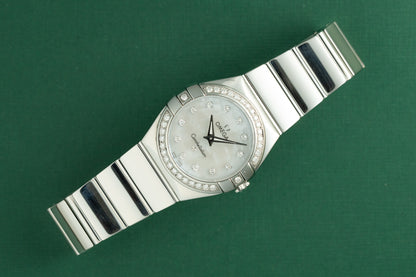 Omega Constellation Quartz 123.15.27.60.55.003 MoP Diamond Dial 2011 Model