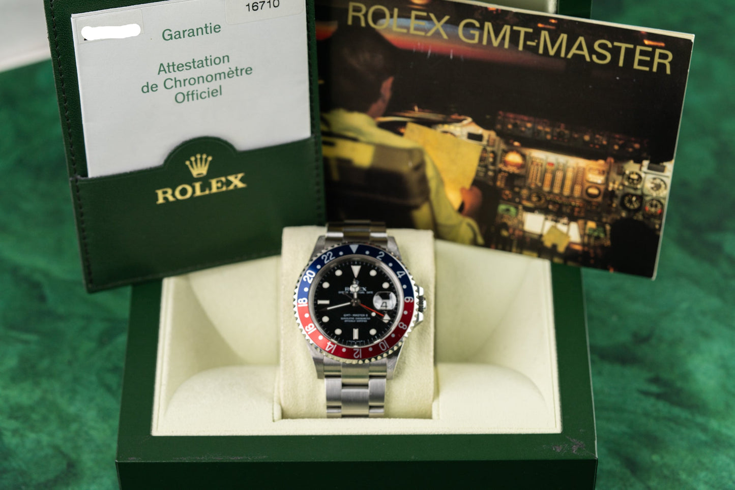 Rolex GMT Master II 'Pepsi' Bezel 16710 Stainless Steel 2006