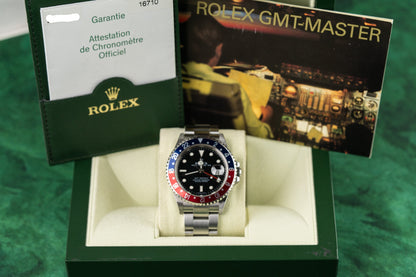 Rolex GMT Master II 'Pepsi' Bezel 16710 Stainless Steel 2006