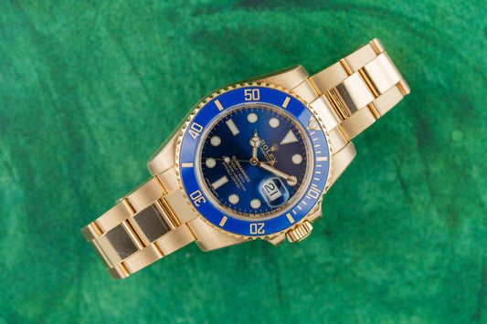 Rolex Submariner Date 116618LB Blue Dial Yellow Gold - Sydney