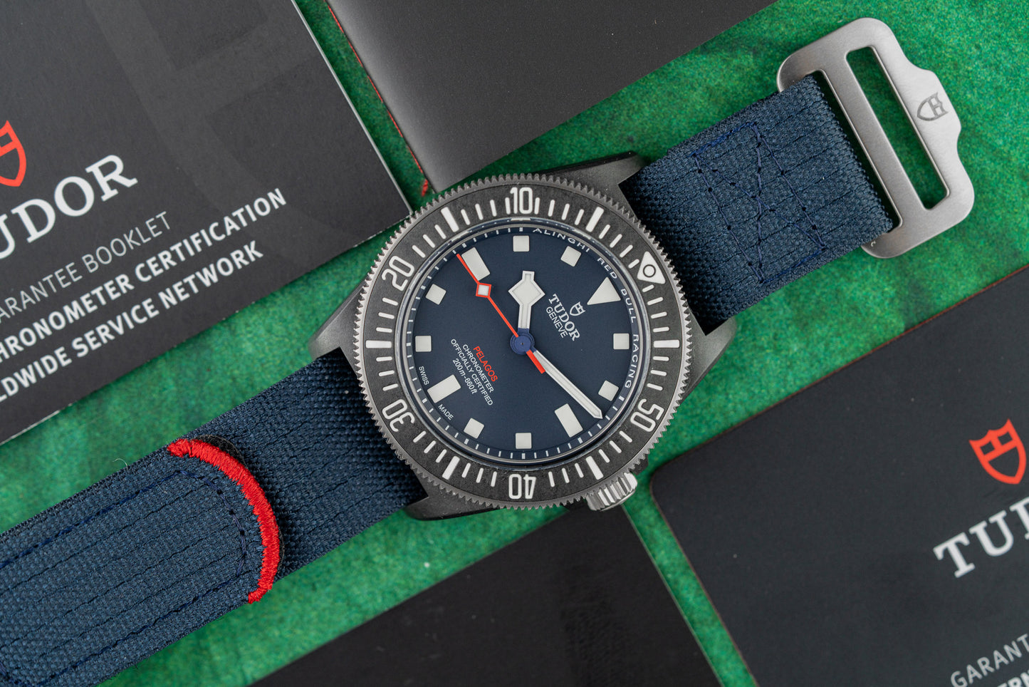 Tudor Pelagos FXD Alinghi M25707KN Blue Dial Red Bull Racing Markings - Sydney