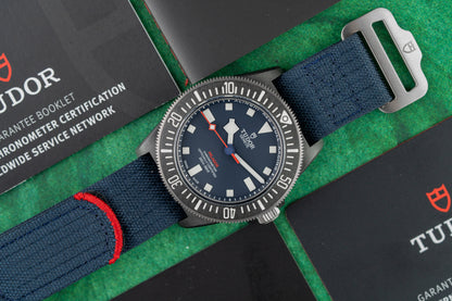 Tudor Pelagos FXD Alinghi M25707KN Blue Dial Red Bull Racing Markings - Sydney