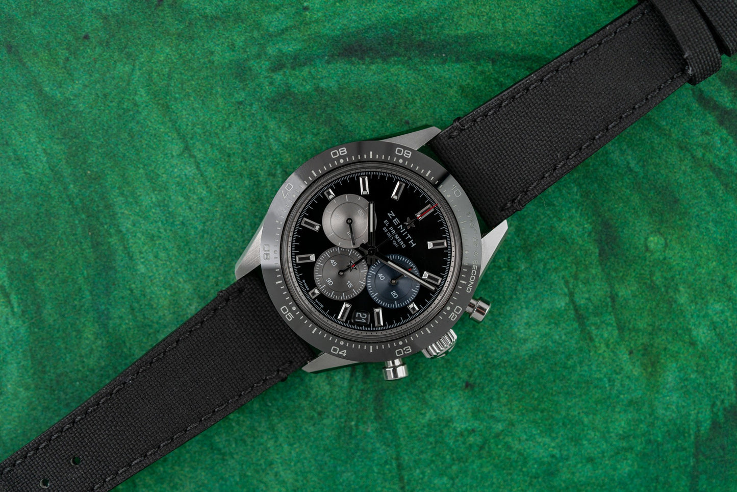 Zenith Chronomaster Sport 03.3100.3600/21.C822 Black dial Rubber Strap 2022