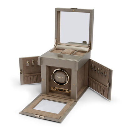 Wolf Palermo Single Watch Winder Pewter