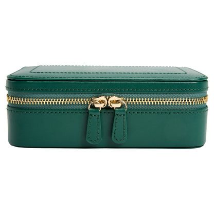 Wolf Sophia Travel Zip Case Forest Green - The Watch Business