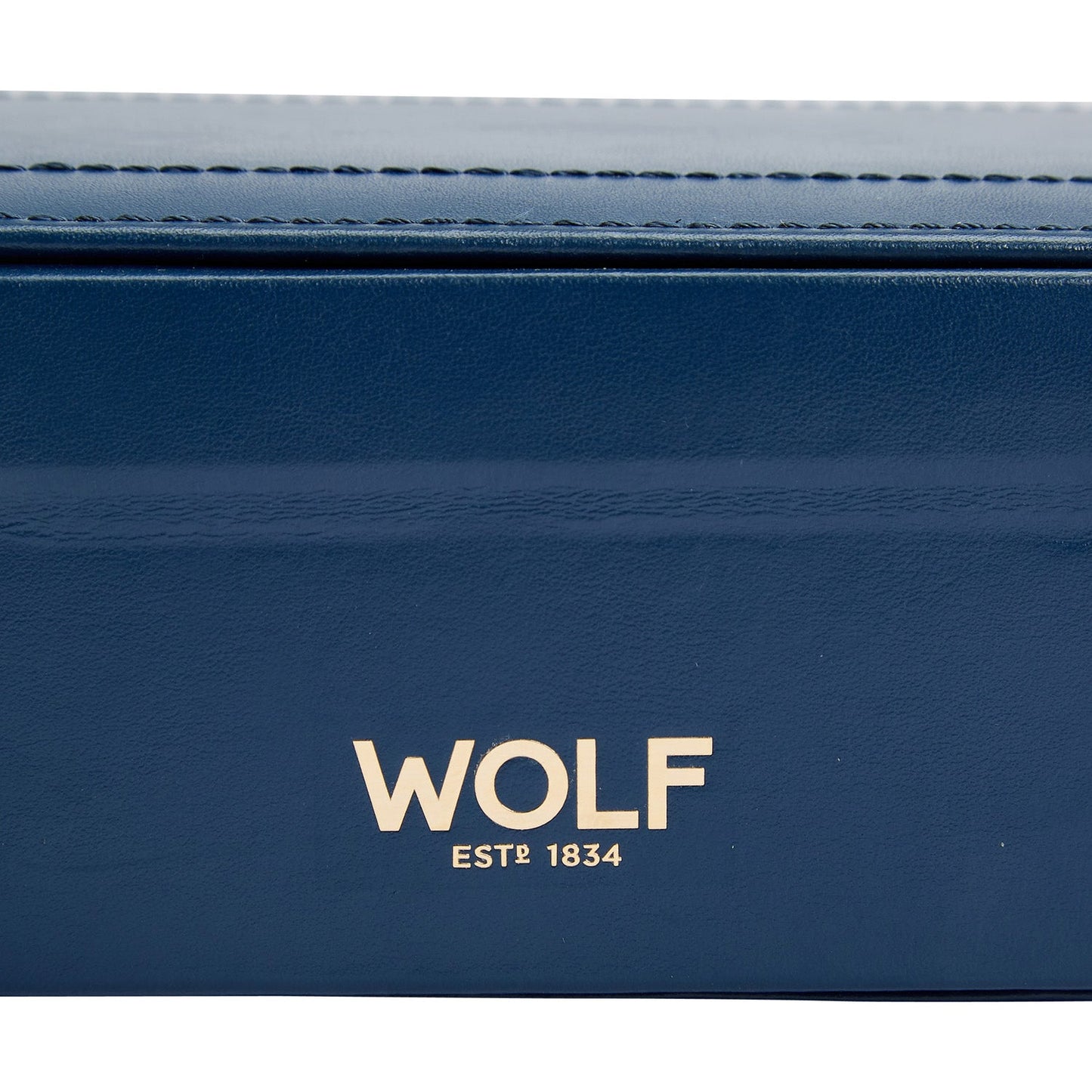 Wolf Sophia Travel Zip Case Indigo - The Watch Business