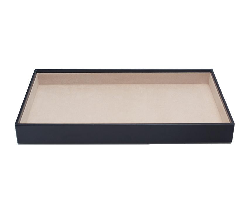 Wolf Vault 1.5" Standard Tray Black - The Watch Business