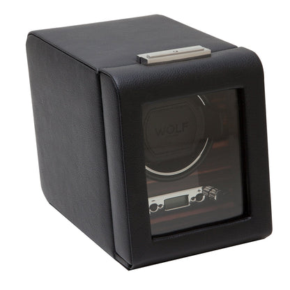 Wolf Roadster Single Winder Black - The Watch Business