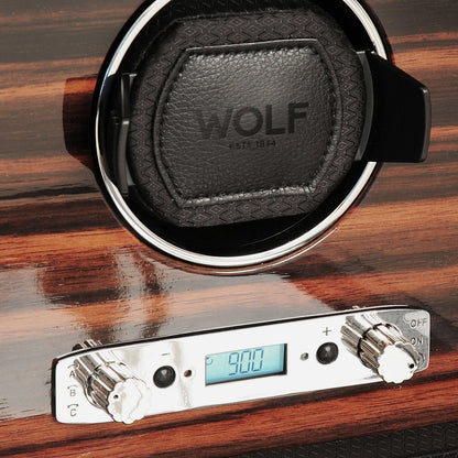 Wolf Roadster Single Winder Black - The Watch Business