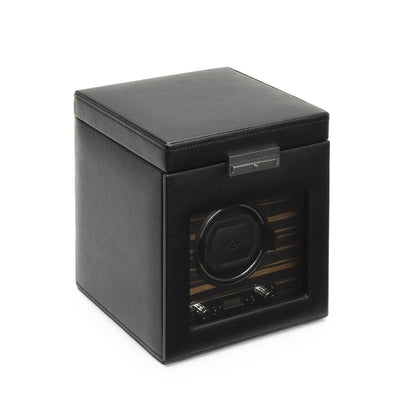 Wolf Roadster Single Winder with Storage Black - The Watch Business