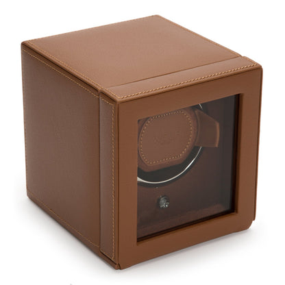 Wolf Cub Winder with Cover Cognac - The Watch Business