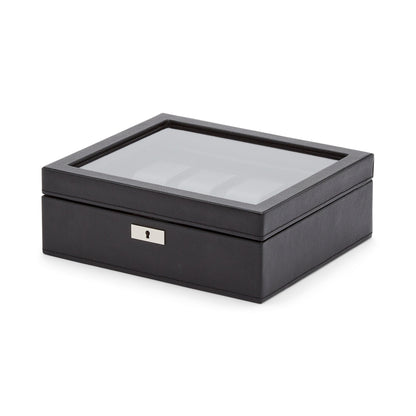 Wolf Viceroy 8 Pc Watch Box Black - The Watch Business