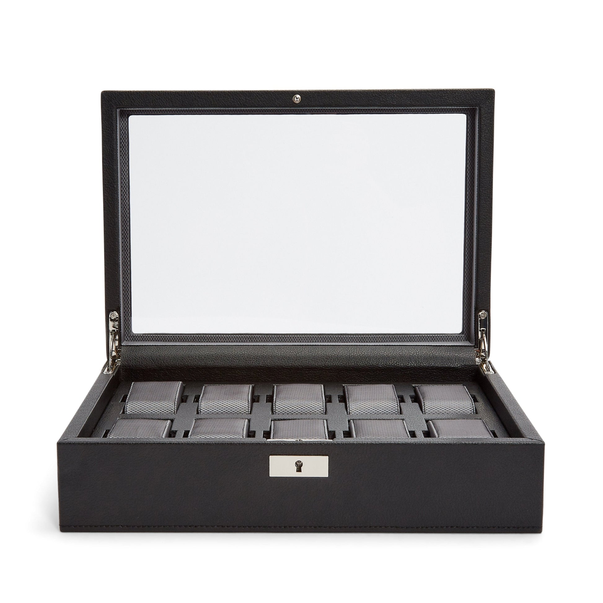 Wolf Viceroy 10 Pc Watch Box Black - The Watch Business