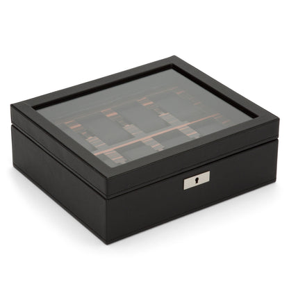 Wolf Roadster 8 Pc Watch Box Black - The Watch Business