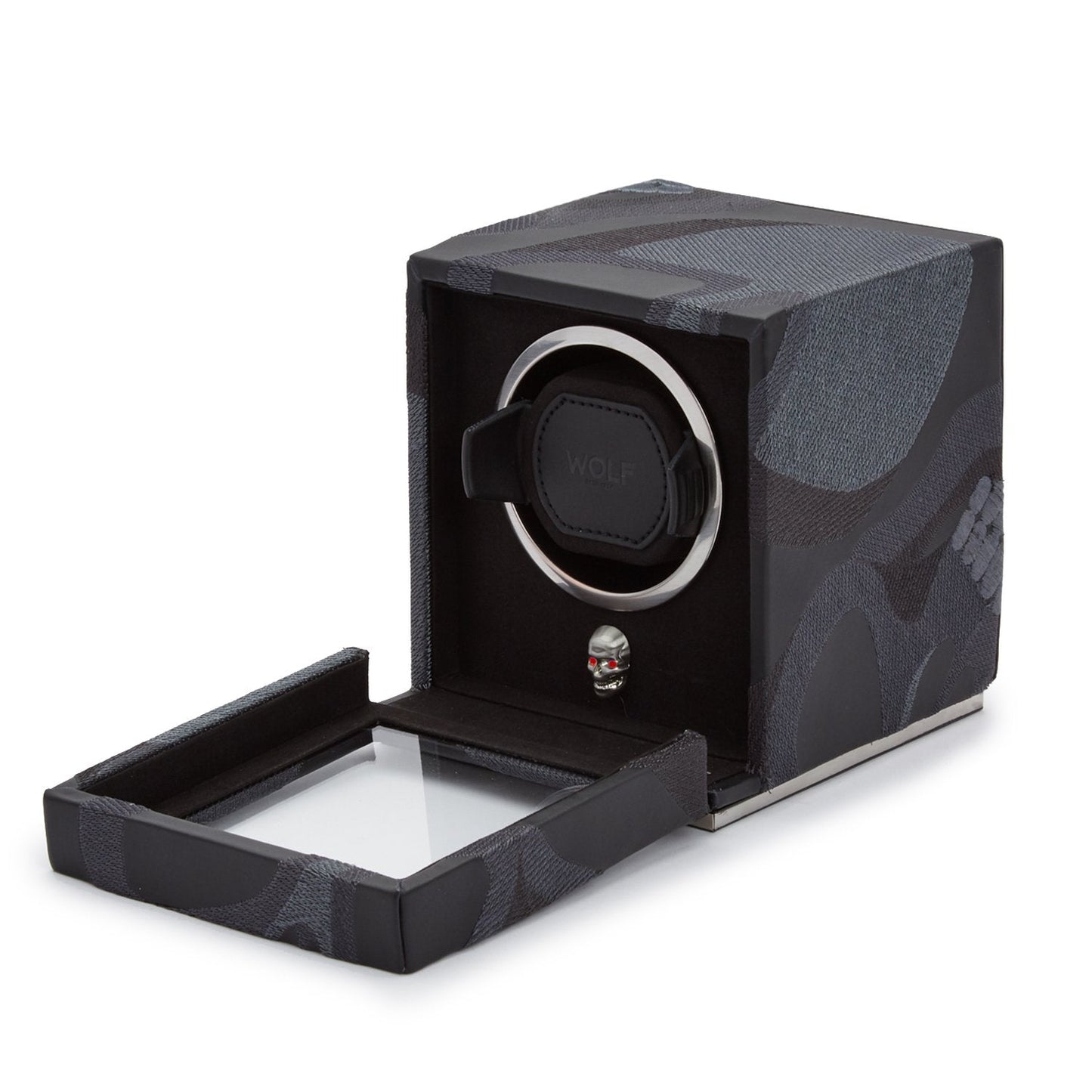 Wolf Memento Mori Cub Watch Winder Black - The Watch Business