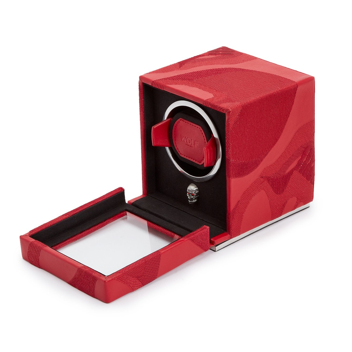 Wolf Memento Mori Cub Watch Winder Red - The Watch Business