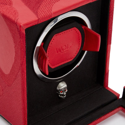 Wolf Memento Mori Cub Watch Winder Red - The Watch Business