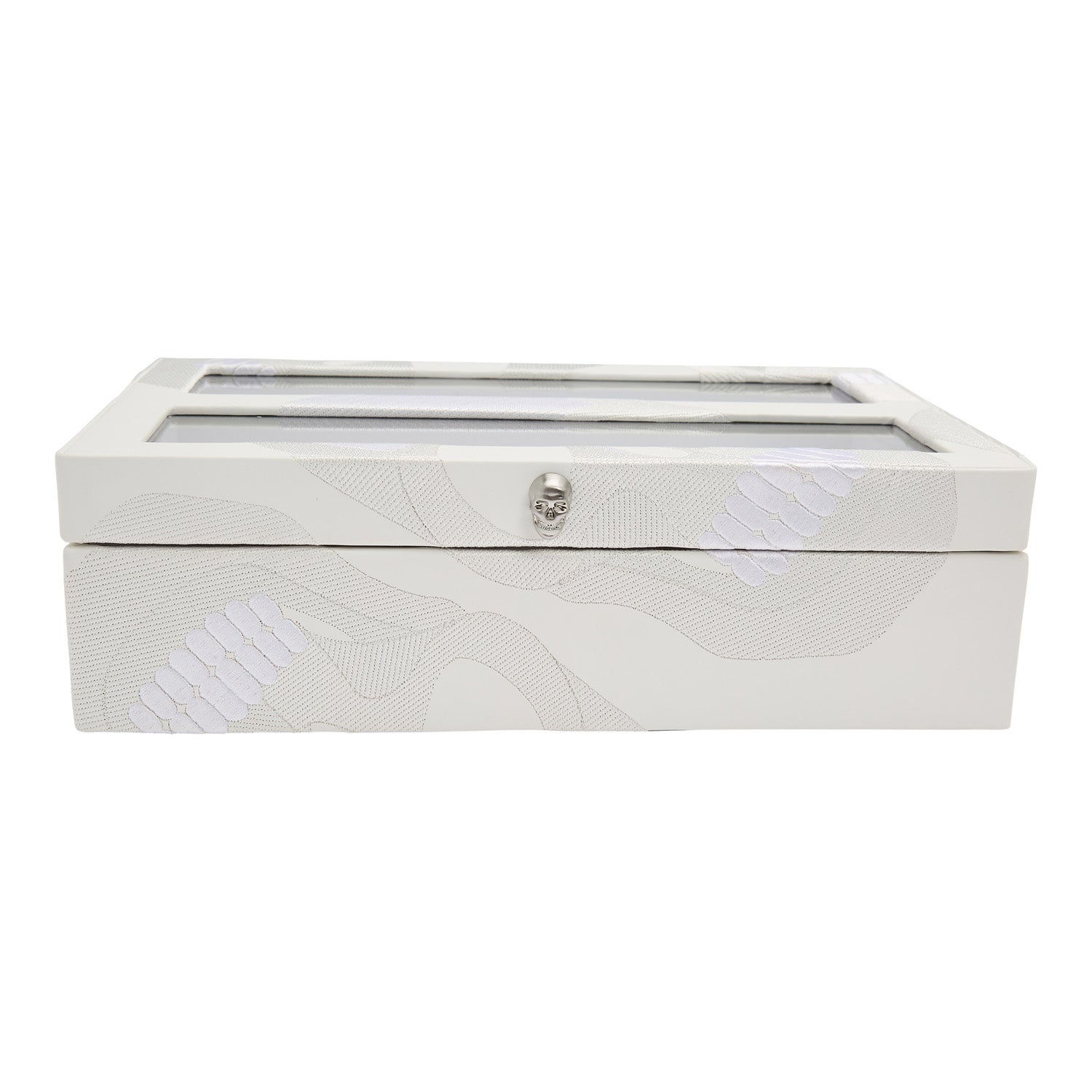 Wolf Memento Mori 10 Piece Watch Box White - The Watch Business