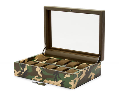 Wolf Elements 10 Piece Watch Box Camo - The Watch Business