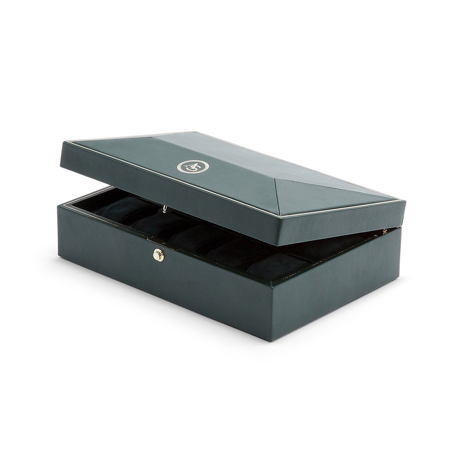 Wolf Analog Shift 10 Piece Watch Box Green - The Watch Business