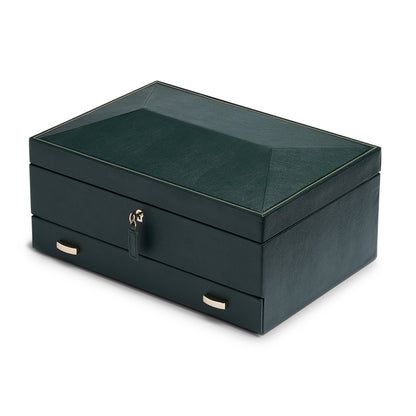 Wolf Brit Racing Green 10P W Draw Watch Box - The Watch Business