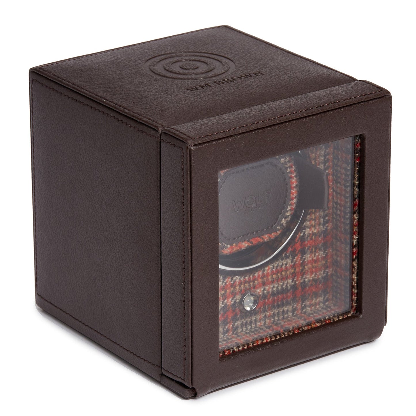 Wolf WM x WOLF Brown Single Watch Winder - The Watch Business