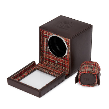 Wolf WM x WOLF Brown Single Watch Winder - The Watch Business