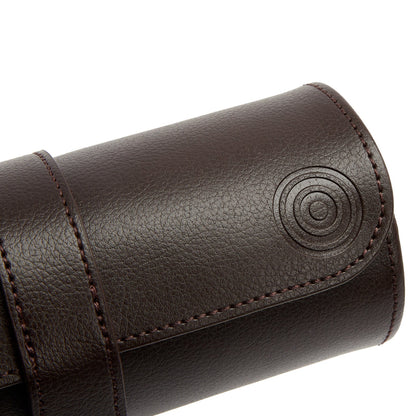 Wolf WM x WOLF Watch Roll with Cigar Case Brown - The Watch Business